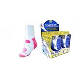 Meia Ortopédica P/ Proteção Pró-diabetic (cano Médio - Rosa) - Ortho Pauher
