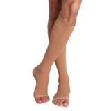 Meia Venosan Confortline Cotton com Algodão (20-30 mmhg) AD - Panturrilha/Bege/Aberta