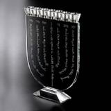 Menorah 7 Velas 33,5cm Alta Rojemac Transparente