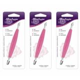 Merheje Rosa Espátula Manicure (Kit C/03)