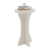 Mesa Apoio Luck L: 39 x A: 67 x P: 39 Unica Off White Artely