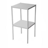 Mesa Auxiliar Hospitalar 40x40 s/ rodas - Metalic