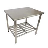 Mesa Bancada 1,50X0,70 Total Inox 430 Desmontável Multiuso - Imeca