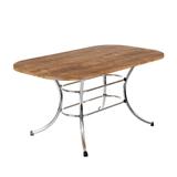 Mesa Carraro 6 Lugares Cromada com Tampo 1547