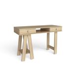 Mesa cavalet 2 gavetas retrô Nature MovelBento - Móveis bento