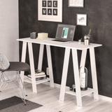 Mesa Cavalete Delta - Branco - Politorno