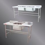 Mesa Com Pia Imeca 1475 Inox 200x070 1 Cuba 60x50x35