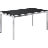 Mesa Com Tampo De Vidro 0328 - Móveis Carraro