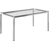 Mesa Com Tampo De Vidro 0328 - Móveis Carraro
