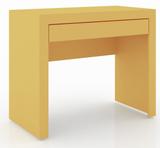 Mesa Computador Simples 1 Gaveta Amarelo - Movelbento