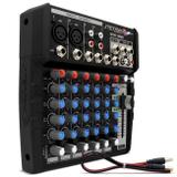 Mesa Crossover Stetsom STM1206 Stereo 12V 6 Canais 2 Vias Equalizador 4 Bandas Som Automotivo