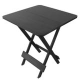 Mesa de Bar Dobrável 70x70cm Madeira Maciça Verniz - Lcgeletro