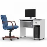 Mesa de Computador com Gaveta Vicenza - Lukaliam moveis
