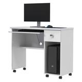 Mesa de Computador Vicenza Branca - Lukaliam