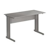 Mesa de Escritório New City Cinza 120 cm - Gebb work