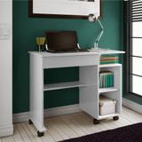 Mesa de Estudos e Computador C214 Dalla Costa Branco Brilho