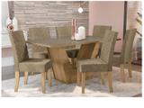 Mesa de Jantar 6 Cadeiras 6 Lugares Retangular - Kappesberg Veneza