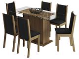 Mesa de Jantar 6 Cadeiras Retangular