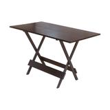 Mesa De Madeira Dobravel 1,20x70 Imbuia - Guaramesas