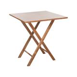Mesa de Madeira Dobravel Classic Beer Une Castanho - Une móveis