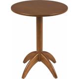 Mesa de Madeira Redonda 60cm Viena Tramontina Amêndoa