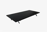Mesa De Parede Dobrável 60x41 MDF Preto Prateleiras P/COZINHA,BARES ,RESTAURANTES ,APARTAMENTOS - Virtude móveis