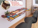 Mesa de Parede Dobrável 90x46cm - Cor Bar - Ides