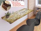 Mesa de Parede Dobrável 90x46cm - Cor Love - Ides