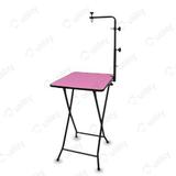 Mesa De Tosa Dobrável Rosa Para Pet Shop - Açomix