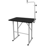 Mesa de Tosa Pet Tampo MDF Antiderrapante c/ Girafa e Suporte p/ Maquina - Açomix