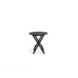 Mesa Dobrável 70x70 Redonda - Tabaco - BTB Móveis