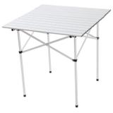 Mesa Dobrável Em Alumínio Quadrada Andorra Mor.