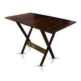 Mesa Dobrável Madeira 70x110 Padrão Imbuia - Tarimatã