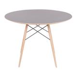 Mesa Eames Redonda 100cm Preta - Or design