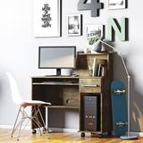 Mesa Escrivaninha Computador Studio Com Gaveta Canela - Lukaliam