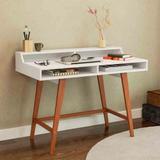 Mesa/Escrivaninha Para Computador Hannover Branco - Politorno