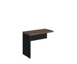 Mesa extensora para deixar a mesa em L tampo de 40mm Gebb Work ameixa preto linha start