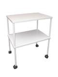 Mesa Hospitalar Auxiliar 40x60 com Rodízio - Metalic