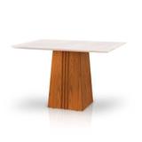 Mesa Itália 450 Tampo De Madeira Chanfrado Com Vidro Off White 1200x900 Dj Móveis Carvalho Americano