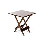 Mesa Madeira Dobravel 70 X 70cm Imbuia Bh Fimap