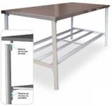 Mesa Manipulação 140x90x85cm Metalcubas Ba1400x900