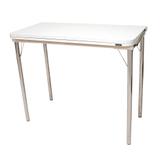 Mesa Multiuso Dobrável Cristal Branca 90 cm - Carraro móveis