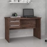 Mesa para Computador 2 Gavetas Byte Valdemóveis Castanho