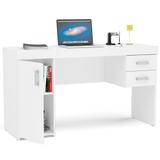 Mesa para Computador 2 Gavetas e 1 Porta Miranda - Politorno