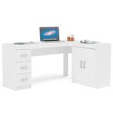 Mesa para Computador 2 portas 3 gavetas Kit Espanha - Politorno