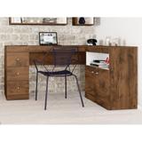 Mesa para Computador Byte Canto 2 Portas 3 Gavetas Caemmun