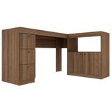 Mesa Para Computador C/ 2 Portas e 3 gavetas BC 74 Office BRV Móveis