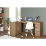 Mesa para Computador Canto 2 Portas 3 Gavetas Espanha - Politorno