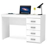 Mesa para Computador com 4 Gavetas Malta - Politorno