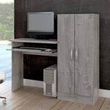 Mesa para Computador com Armário 2 Portas Irlanda Atualle Móveis Vanilla Rústico